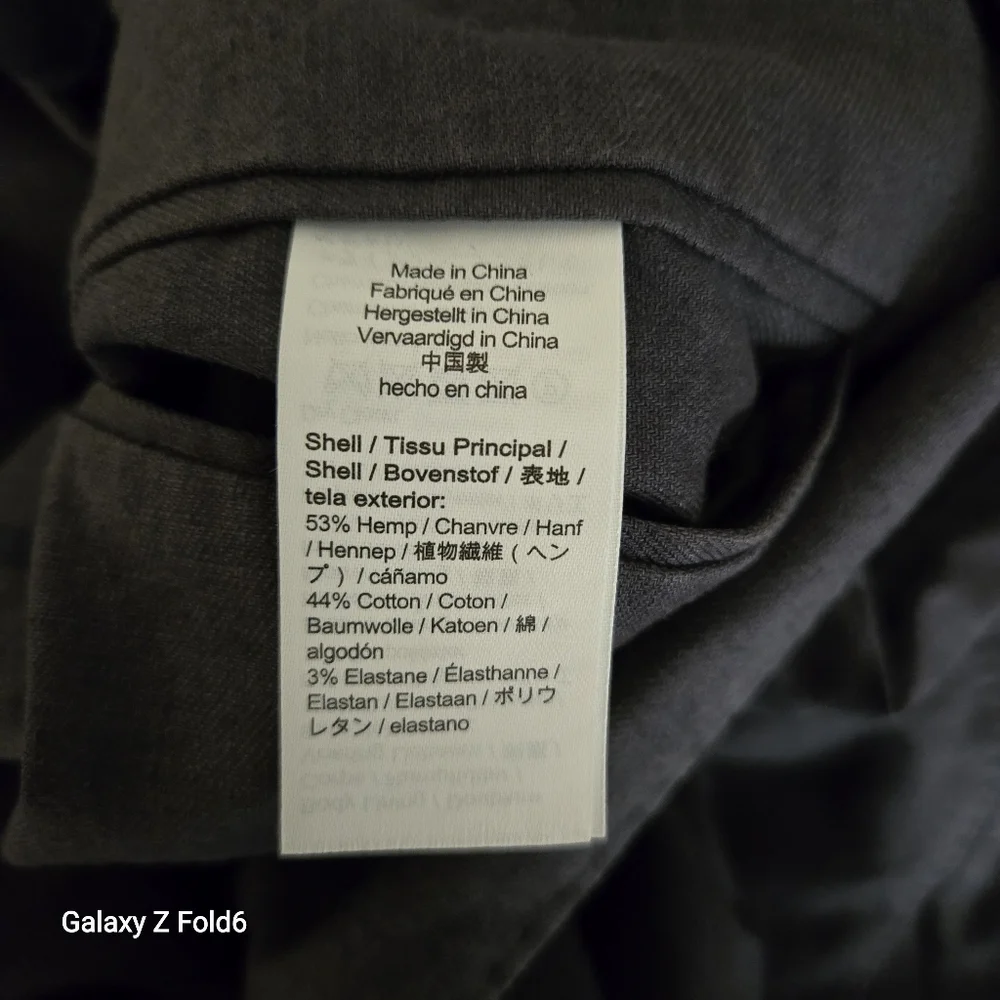 Men’s J.Crew Classic-Fit Hemp- Organic Cotton Blazer Elastane Size‎ M EUC